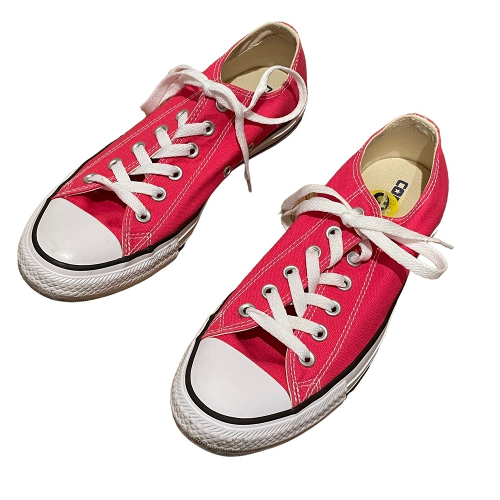 Converse Women's Sneakers in Pink and White